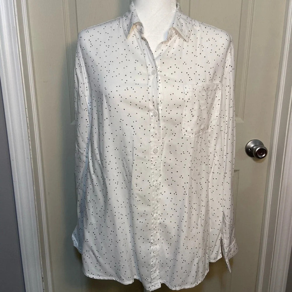 Beachlunchlounge long sleeve button-down- size L - Picture 1 of 7